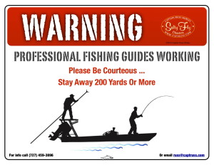 Fishing Guides Need Your Help